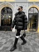 Пуховик Jadone Fashion Тайм ONE SIZE чёрный - изображение 7