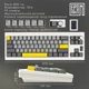 Клавиатура механическая беспроводная EPOMAKER Shadow-X 70% Wisteria Linear Switch Hot-Swap LCD Screen RGB UA Wireless/Bluetooth/USB White (SHX-W-WL) - изображение 14