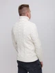 Свитер мужской молочный теплый с горлом и косами 230-570-1 XL - изображение 2