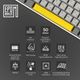 Клавиатура механическая беспроводная EPOMAKER EP84 Plus 75% Wisteria Linear Switch Hot-Swap RGB UA Wireless/Bluetooth/USB White (EP84-W-WL) - изображение 4