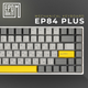 Клавиатура механическая беспроводная EPOMAKER EP84 Plus 75% Wisteria Linear Switch Hot-Swap RGB UA Wireless/Bluetooth/USB White (EP84-W-WL) - изображение 6