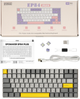 Клавиатура механическая беспроводная EPOMAKER EP84 Plus 75% Wisteria Linear Switch Hot-Swap RGB UA Wireless/Bluetooth/USB White (EP84-W-WL) - изображение 11