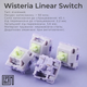 Клавиатура механическая беспроводная EPOMAKER EP84 Plus 75% Wisteria Linear Switch Hot-Swap RGB UA Wireless/Bluetooth/USB White (EP84-W-WL) - изображение 17