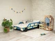 Детская кроватка-машинка на колесах Модель 16 от Busy Wood 200х90 см Голубой - изображение 10
