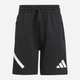 Детские шорты на резинке Adidas J Zne Shorts JD0010 122-128 см Черный/Белый (4067905775194) - изображение 5