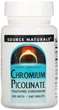 Хром пиколинат Source Naturals Chrome Picolinate 200 мкг 240 таблеток (021078001089) - изображение 1