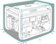 Чохол Könner & Söhnen для генератора KS Cover 20, 740х650х550мм (KSCOVER20) - зображення 6