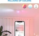 Світильник точковий накладний розумний IMAGEO Spots, 3х5W, 2200-6500K, RGB, Wi-Fi, білий WiZ 000325104 - зображення 9