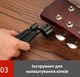 Ключ для намотки / обрезания гитарных струн и настройки колков 3в1 инструмент - кусачки для гитары, черный (95640675) - изображение 4