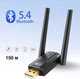 Бездротовий адаптер Bluetooth 5.4 kebidumei приймач - передавач для підключення навушників / клавіатури / миші до Windows, 150 м, чорний (95690141) - зображення 1