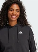 Толстовка на молнии с капюшоном женская Adidas W 3S Ft Fz Hd JE0052 L Black/White (4067902925905) - изображение 8