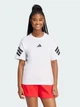 Футболка хлопковая женская Adidas W Fi 3S Tee JE0238 XS White (4067891020438) - изображение 1