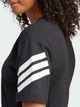 Футболка хлопковая женская Adidas W Fi 3S Tee JE0237 XS Black (4067902107905) - изображение 8