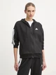 Толстовка на флисе на молнии с капюшоном женская Adidas W 3S Fl Fz Hd JE1283 XL Black/White (4067902074153) - изображение 1