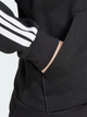 Толстовка на флисе на молнии с капюшоном женская Adidas W 3S Fl Fz Hd JE1283 XL Black/White (4067902074153) - изображение 9