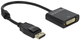 Адаптер Delock DisplayPort - DVI 20 см Black (4043619626014) - зображення 1