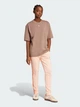 Футболка хлопковая оверсайз длинная женская Adidas Originals Essentials Boyfriend JJ3390 XXS Trabrn (4067902670799) - изображение 3