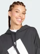 Худи женское Adidas W Bl Ft Hd JN1845 XS Black/White (4067902876177) - изображение 4