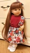 Виниловая живая кукла ручной работы Reborn Baby Doll с настоящими волосами и большими глазами - изображение 3