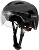 Велосипедний шолом Crazy Safety Oak Bicycle Helmet 55-61 см Black (5744001766996) - зображення 1