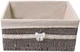 Кошик плетений стелажний Handy Home Бантик з вкладкою великий (EW-90 L) - зображення 6