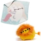 Мягкая игрушка Pusheen cat Кот лев 10х7см и полотенце Pusheen cat 35х35 см v-12454 - изображение 1