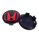 Колпачки на диски Honda, заглушки с эмблемой "H" 58 мм, Black/Red (комплект 4 шт.) - изображение 4