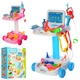 Игровой набор голубой тележка Умелый врач Limo Toy 606-1-5 36 предметов - изображение 2