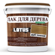 Кольоровий Лак для Дерева Lotus Глянець Темний дуб 1 л - зображення 1