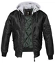 Куртка Brandit MA1 Sweat Hooded Black/Grey (XL) - зображення 1