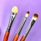 Набір косметики для макіяжу Julia Cosmetics (тіні, пудра + хайлайтер, набір пензлів, помадка для брів, рідка помада для губ) - зображення 10