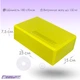 Блок для йоги (йога блок, кирпич для йоги) EasyFit желтый - изображение 2