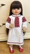 Велика вінілова лялька ручної роботи Україночка Стефанія Reborn Baby Doll зі справжнім волоссям - зображення 4