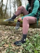 Термоноски водонепроницаемые DexShell Running Lite 2.0 Socks DS20610TLG2.0 S Серые (6954358901745) - изображение 4