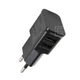 Сетевое зарядное устройство Ewell 5V 1A, black (EW697) - изображение 1
