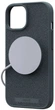 Чохол-накладка Njord Fabric MagSafe Case Dark Grey для iPhone 15 Plus (NA52FA09) - зображення 4