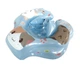 Круг для обучения плаванию Baby swim ring до 4 лет, голубой - изображение 2
