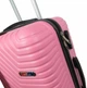 Пластиковый средний колесный чемодан 70L GD Polo 60k001 бледно-розовый - изображение 5