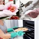 Силиконовые многофункциональные перчатки Magic Silicone Gloves Pink для уборки, чистки и мытья посуды Розовый - изображение 5