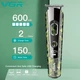 Машинка VGR V-102 5в1 портативный беспроводной для стрижки волос, носа, бороды с дисплеем. Цвет: камуфляж - изображение 6