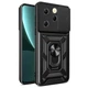 Чохол Hide Shield для Infinix Hot 40 Pro / X6837 протиударний бампер з підставкою кільцем Black - зображення 1