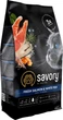 Сухой корм для длинношерстных кошек Savory со свежим лососем и белой рыбой 400 г - изображение 2