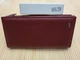 Кошелек женский из кожи Бордовий WMB-3М 19×9 - изображение 1