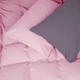 Пододеяльник MirSon Фланель 001-008 Ash grey/Pink 110х140 см (2200009661006) - изображение 1