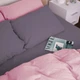 Пододеяльник MirSon Фланель 001-008 Ash grey/Pink 110х140 см (2200009661006) - изображение 5
