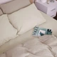 Пододеяльник MirSon Фланель 007-004 Milk/Cappuchino 110х140 см (2200009659546) - изображение 4