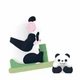 Колекційна фігурка-сюрприз із аксесуарами 52Toys Panda Roll Kindergarten (123932) - изображение 8