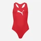 Подростковый слитный купальник для бассейна для девочки Puma Swimwear 93813702 152 см Red (8720245471305) - изображение 1