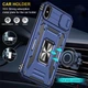 Ударопрочный чехол Camshield Army Ring для Apple iPhone XS Max (6.5") Синий / Navy Без бренда - изображение 4