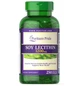 Лецитин із сої, Soy Lecithin, Puritan's Pride, 1200 мг, 250 гелевих капсул (PTP-10303) - зображення 1